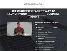 Tablet Screenshot of businesslaunch.com